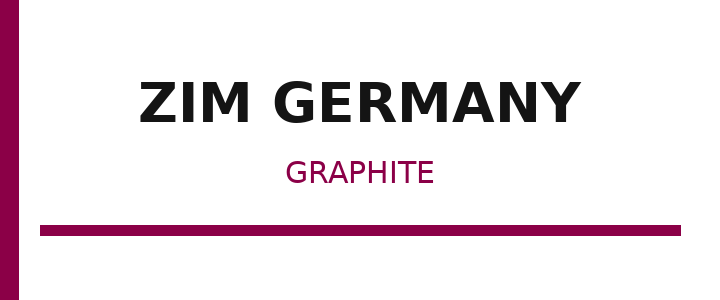 Zim Germany Graphite logo